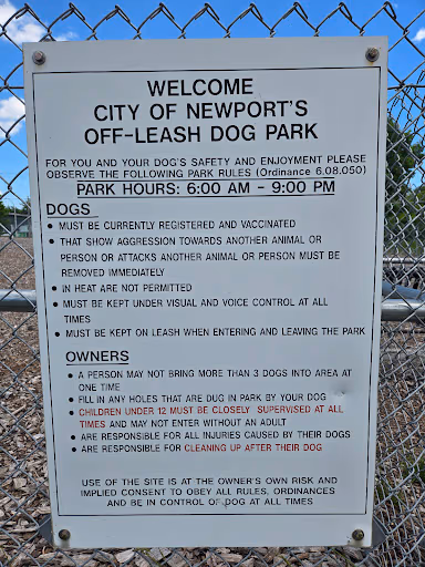 Newport Large Dog Park dog park in Newport, RI